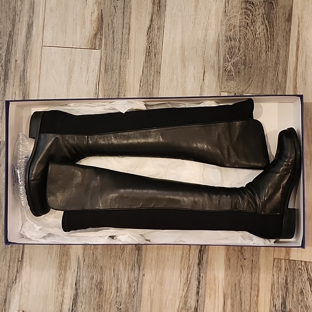 Stuart Weitzman 50/50 over the knee leather boots